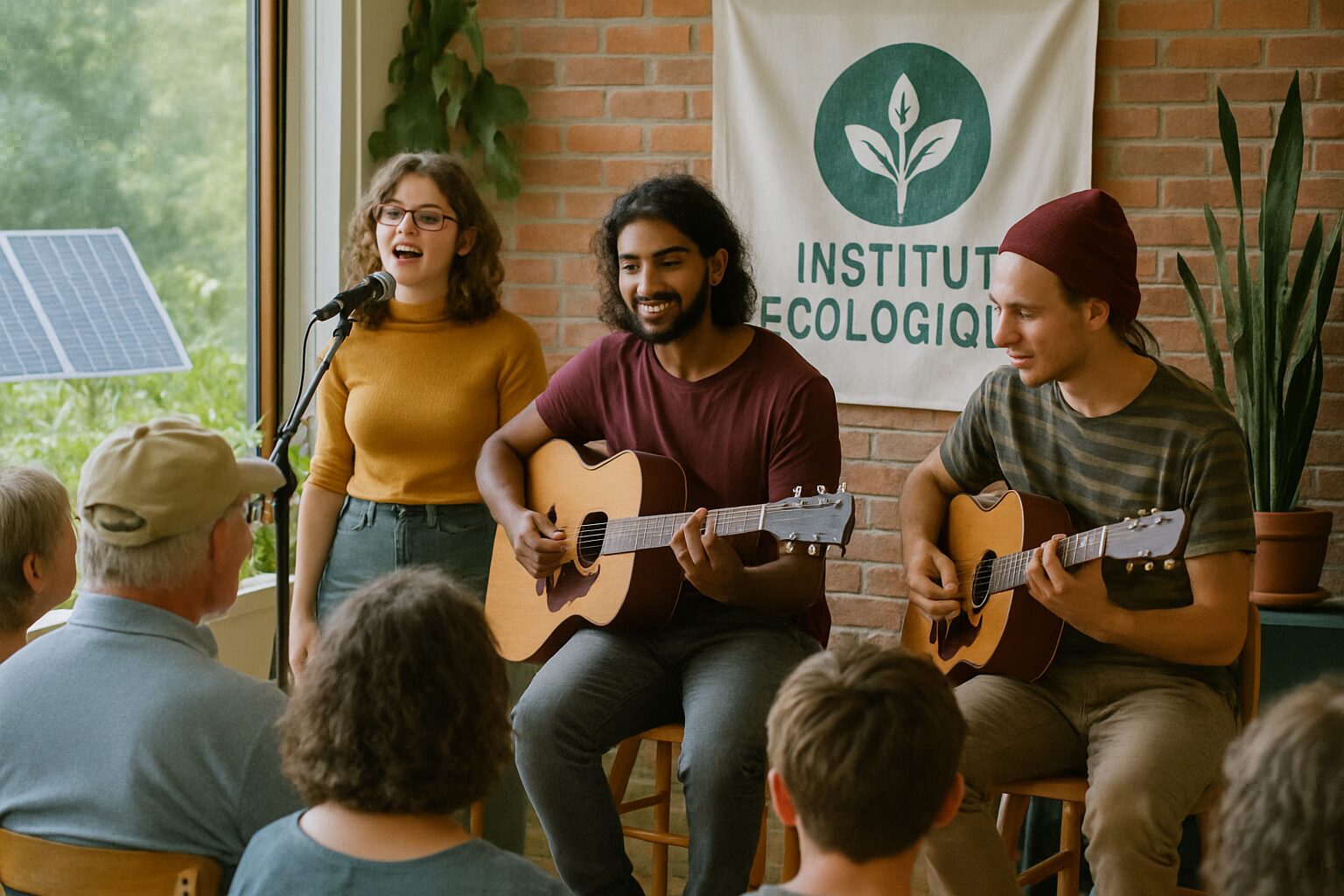 venez célébrer la créativité et le talent des jeunes lors de la soirée mic acoustique à l'institut écologique de cochrane. un événement vibrant qui met en avant les voix émergentes dans un cadre chaleureux et écoresponsable.