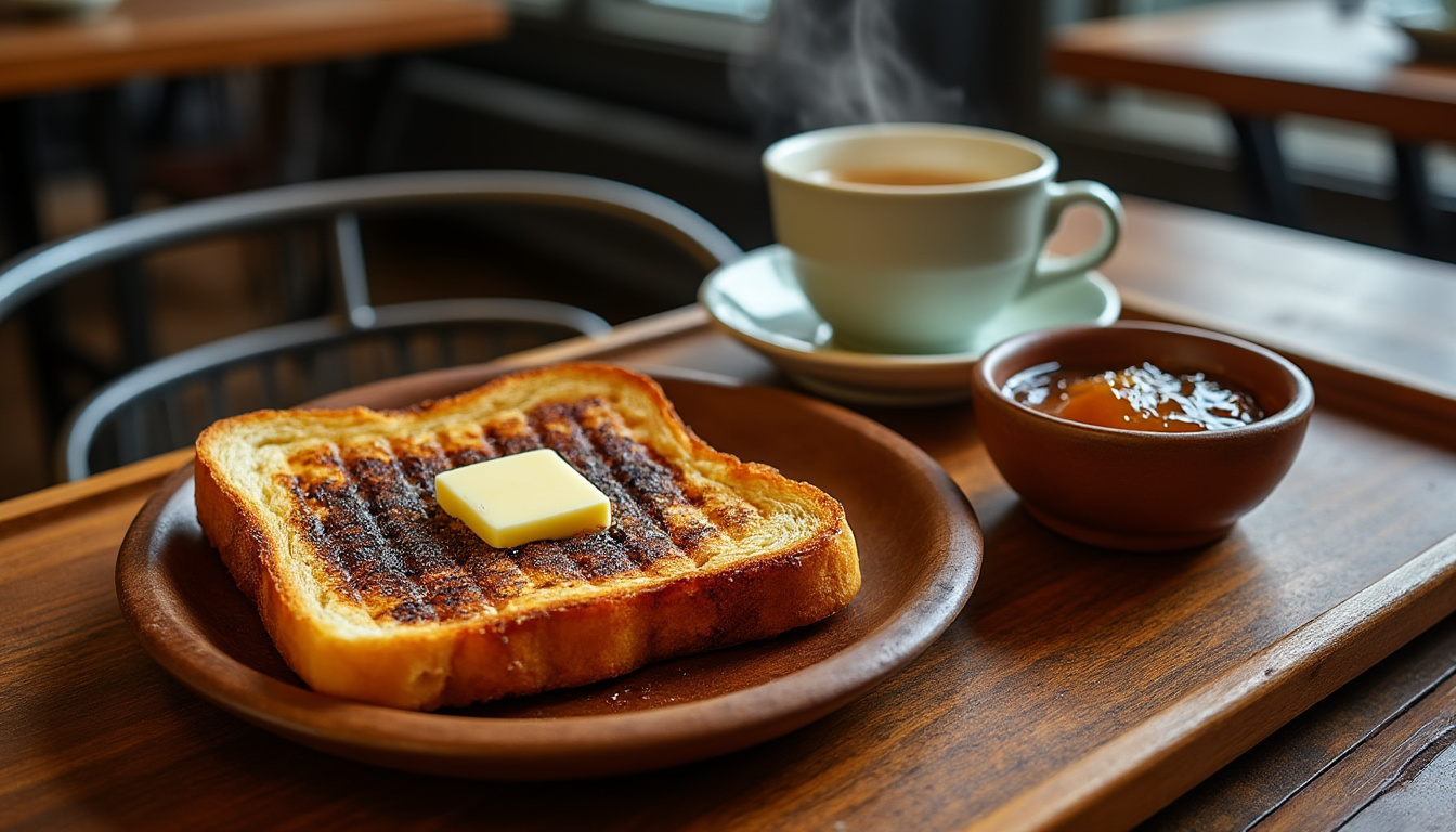 découvrez une expérience culinaire unique au local house : goûtez au kaya toast grillé au charbon, au célèbre char kway teow de penang et à d'autres spécialités locales dans un kopitiam engagé pour l'environnement. une dégustation authentique à ne pas manquer !