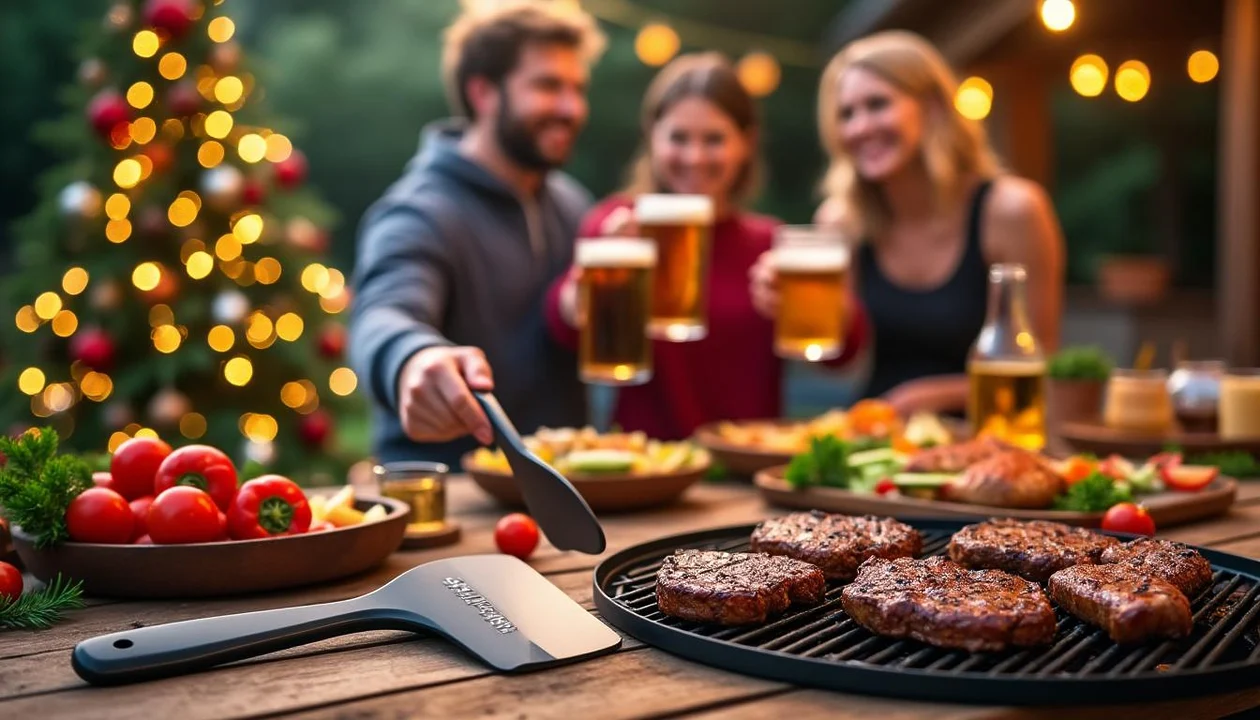 découvrez le scrappy scraper, le grattoir de barbecue écologique et jetable, parfait comme idée-cadeau pour les bas de noël ! gardez vos grilles impeccables tout en respectant l'environnement.