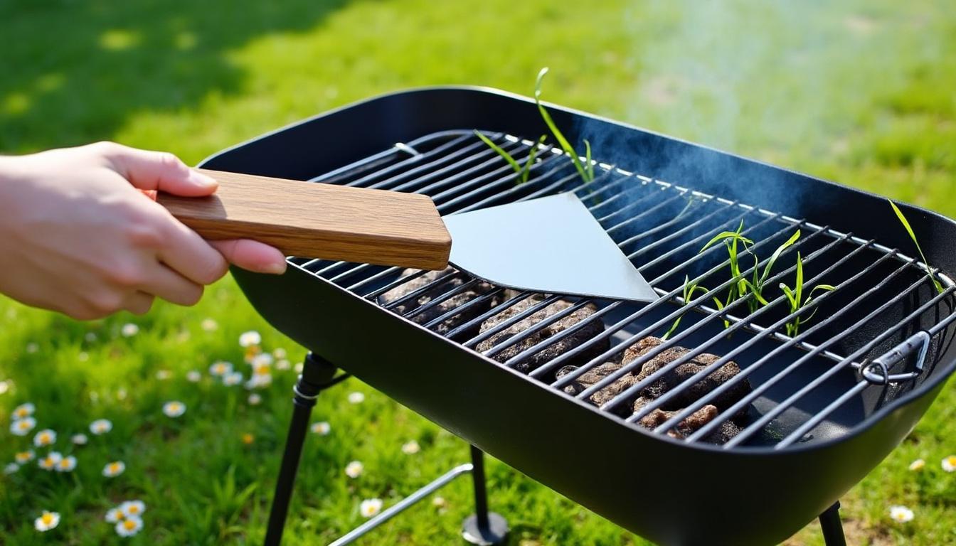 découvrez le scrappy scraper, le grattoir de barbecue jetable et éco-responsable, parfait comme cadeau original à glisser dans les chaussettes de noël. offrez un accessoire malin, pratique et respectueux de l’environnement pour des grillades toujours impeccables !
