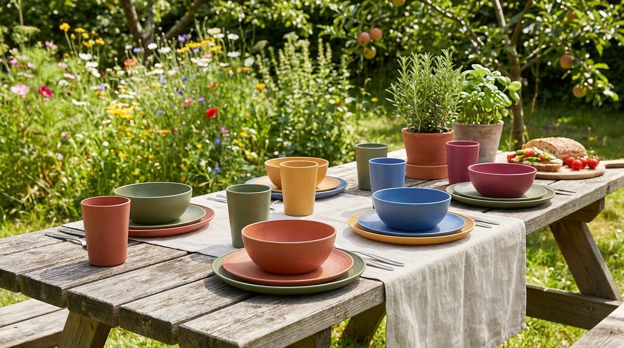 découvrez la nouvelle collection écologique de vaisselle chez target, avec des articles durables et stylés, tous à seulement 3 $ ou moins !