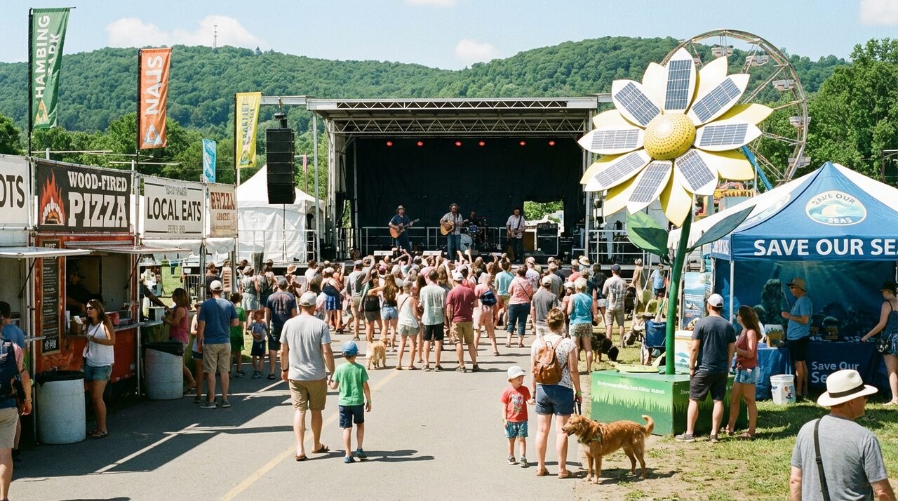 découvrez le festival elkhart envirofest avec poissons vivants, concerts en plein air, et une variété délicieuse de repas et boissons pour toute la famille.